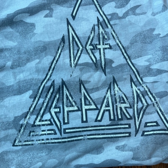 Grey camo, short sleeve, T-shirt, Def Leppard - Picture 2 of 4